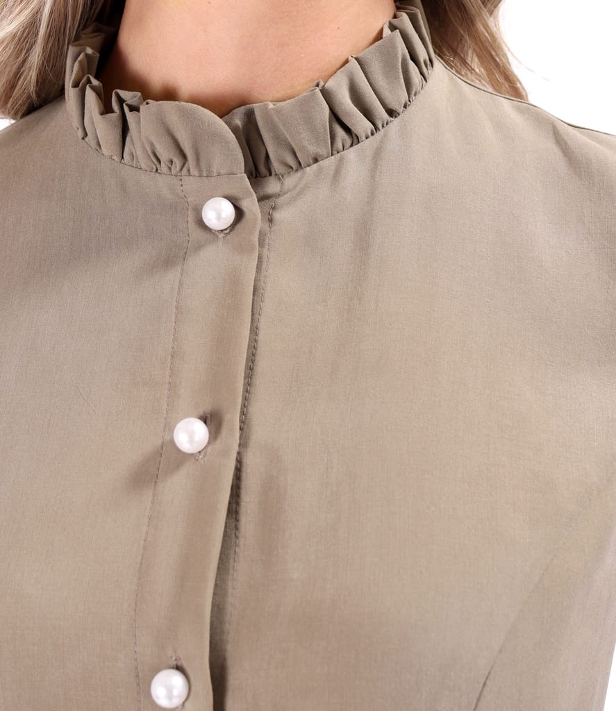 Rochie eleganta tip camasa din viscoza