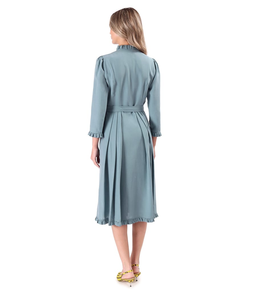 Rochie eleganta tip camasa din viscoza