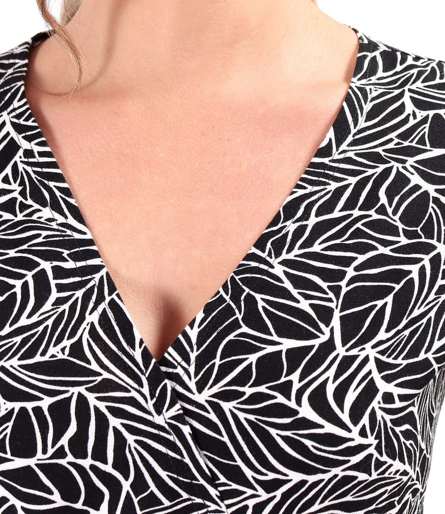 Salopeta midi din viscoza cu in