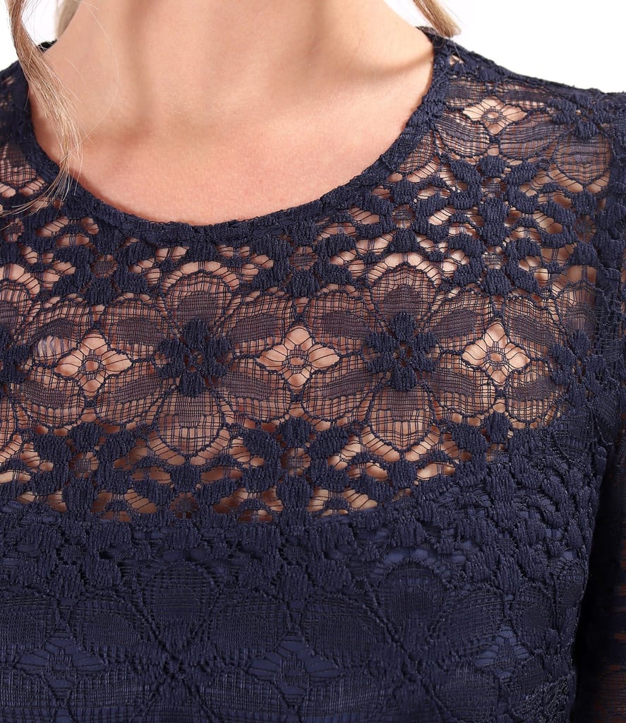 Rochie de ocazie din dantela cu motive florale