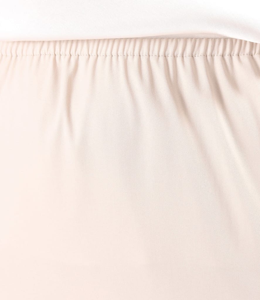 Jupa furou din saten elastic cu dantela