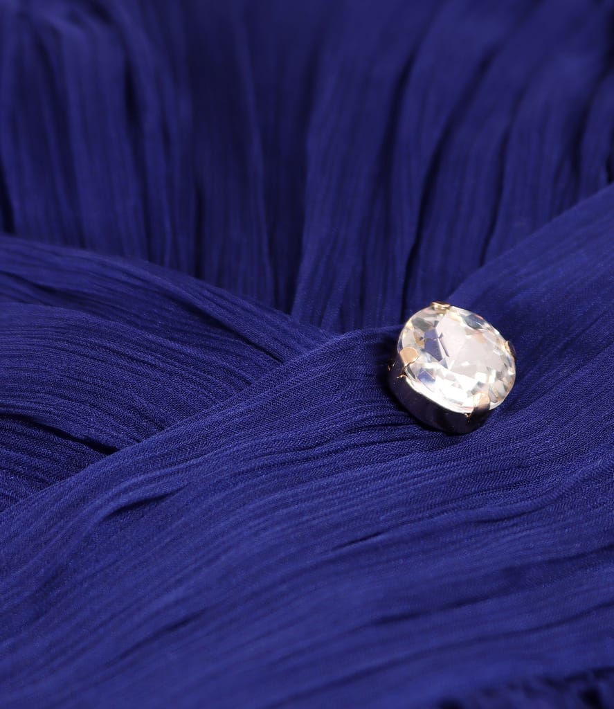 Rochie lunga din voal de matase naturala