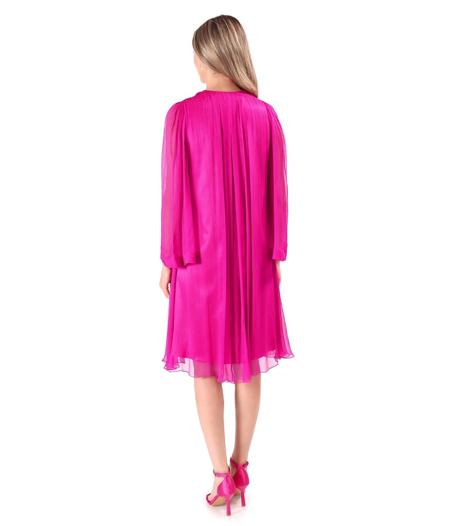 Rochie de seara din voal de matase naturala