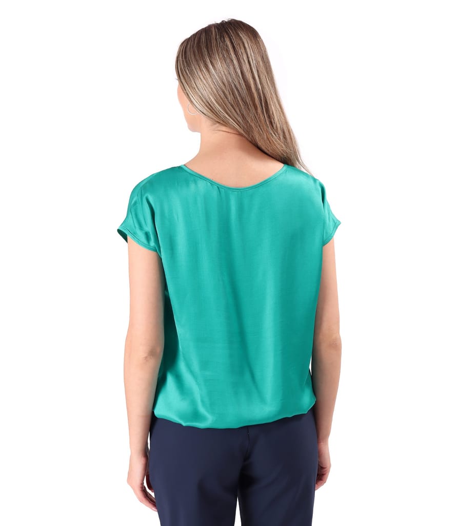 Bluza eleganta lejera din viscoza satinata