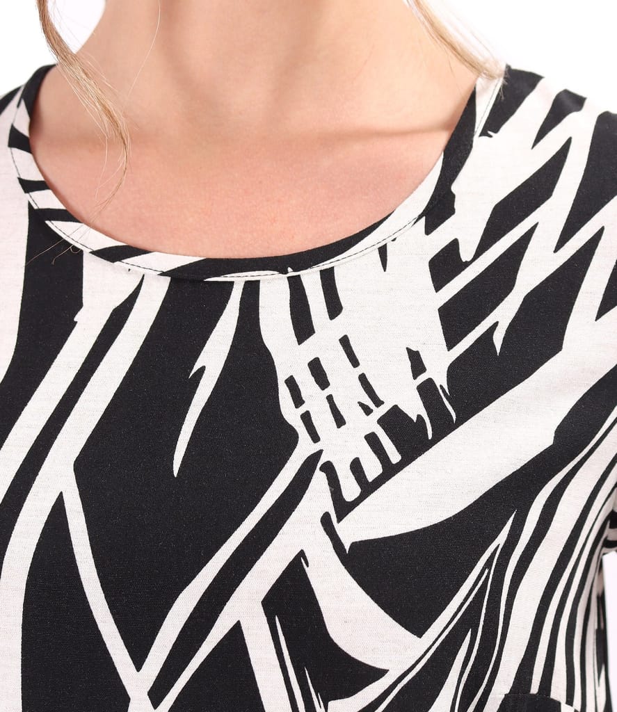 Rochie midi lejera din viscoza cu in