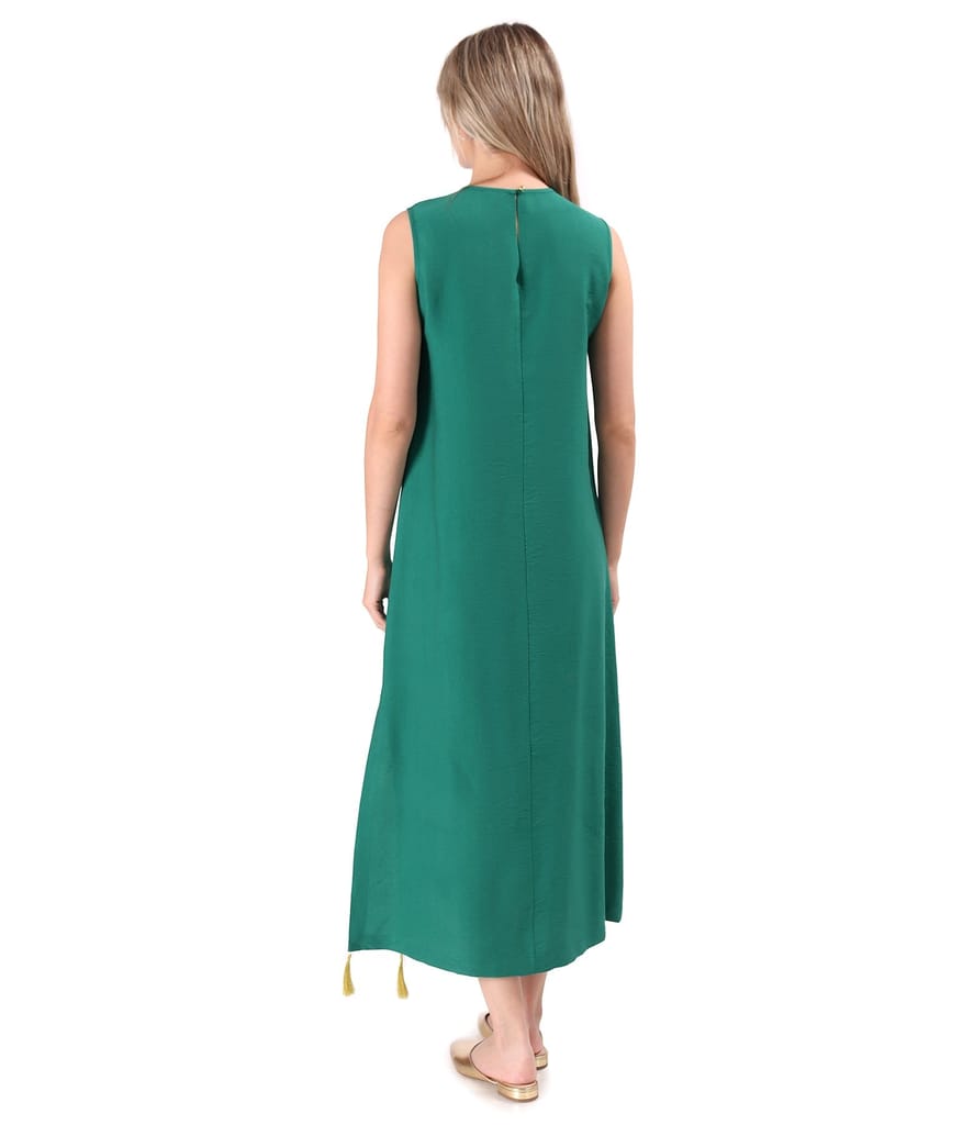 Rochie eleganta lunga din stofa cu viscoza