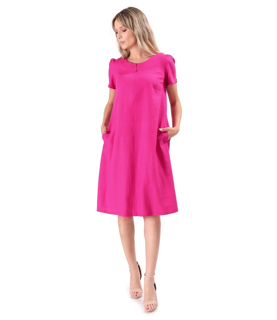 Rochie evazata cu in