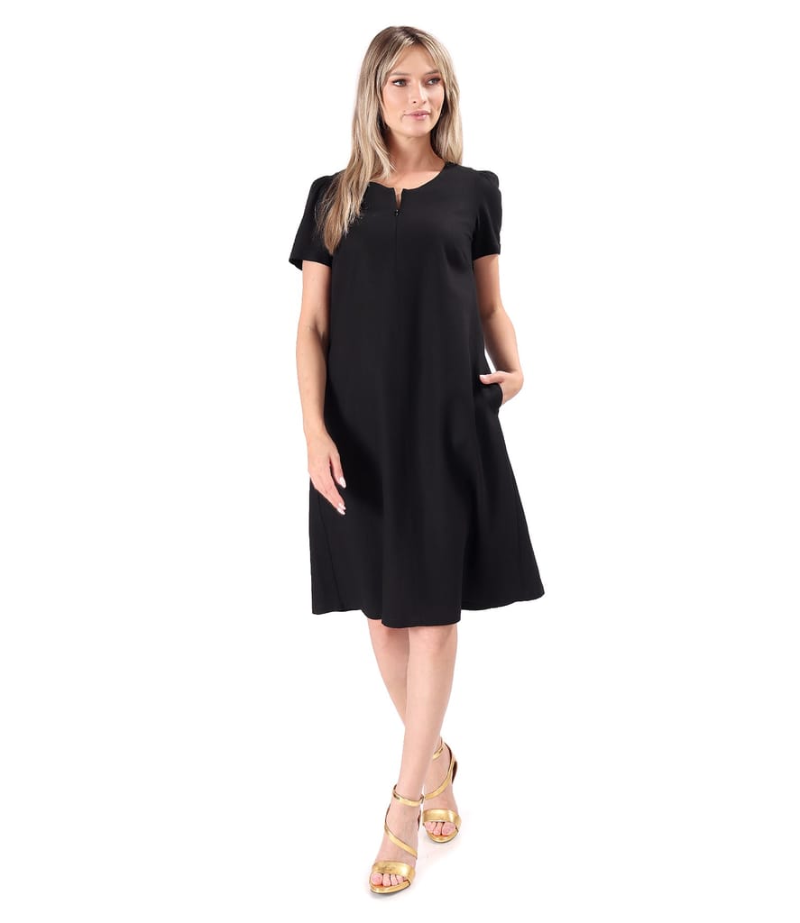 Rochie evazata cu in