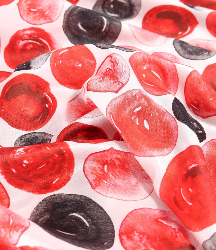 Rochie midi din bumbac cu matase naturala