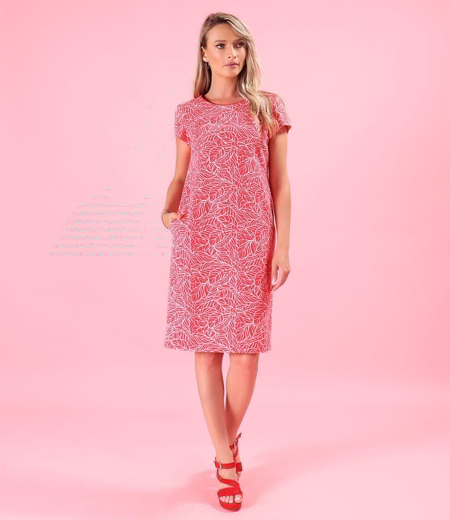 Rochie lejera cu in imprimata cu motive florale