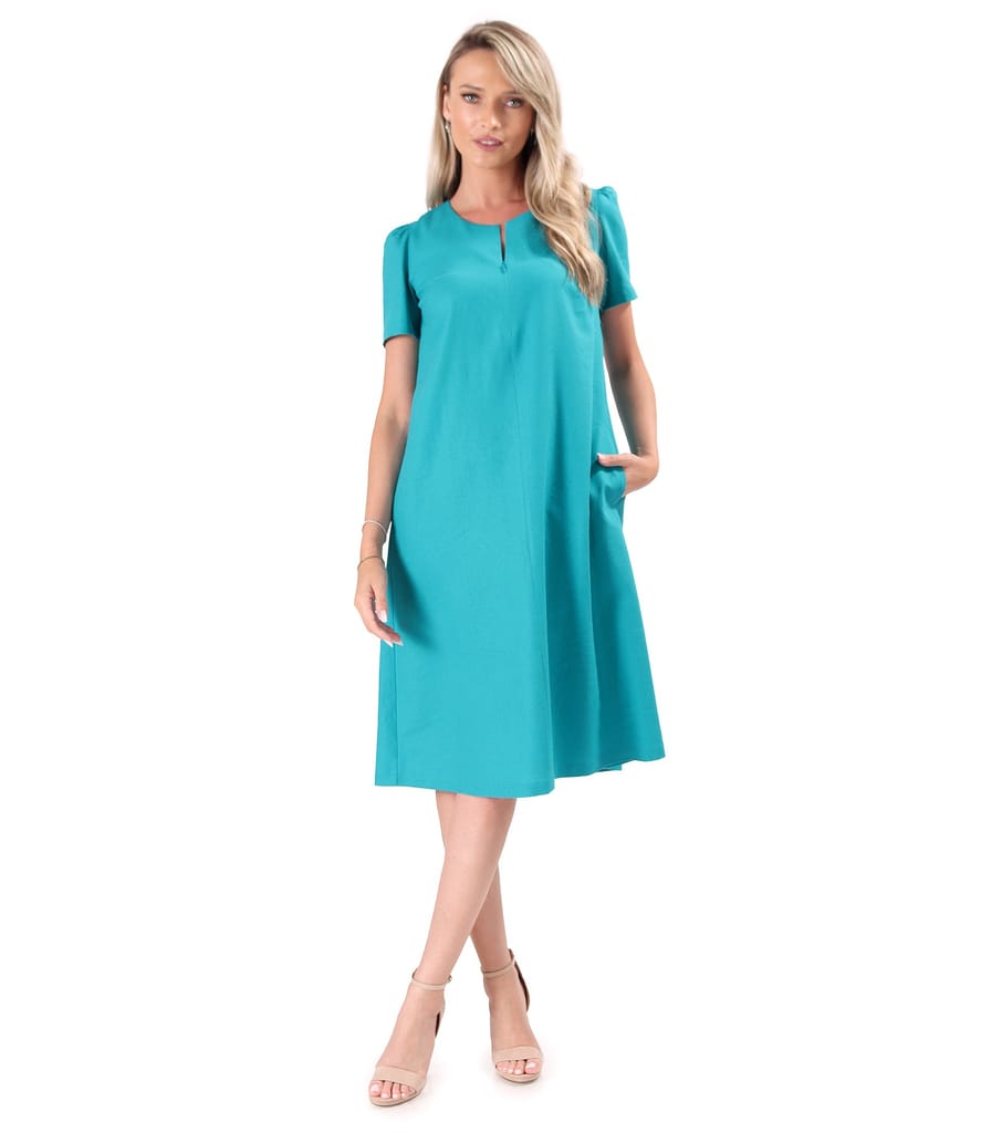 Rochie evazata cu in