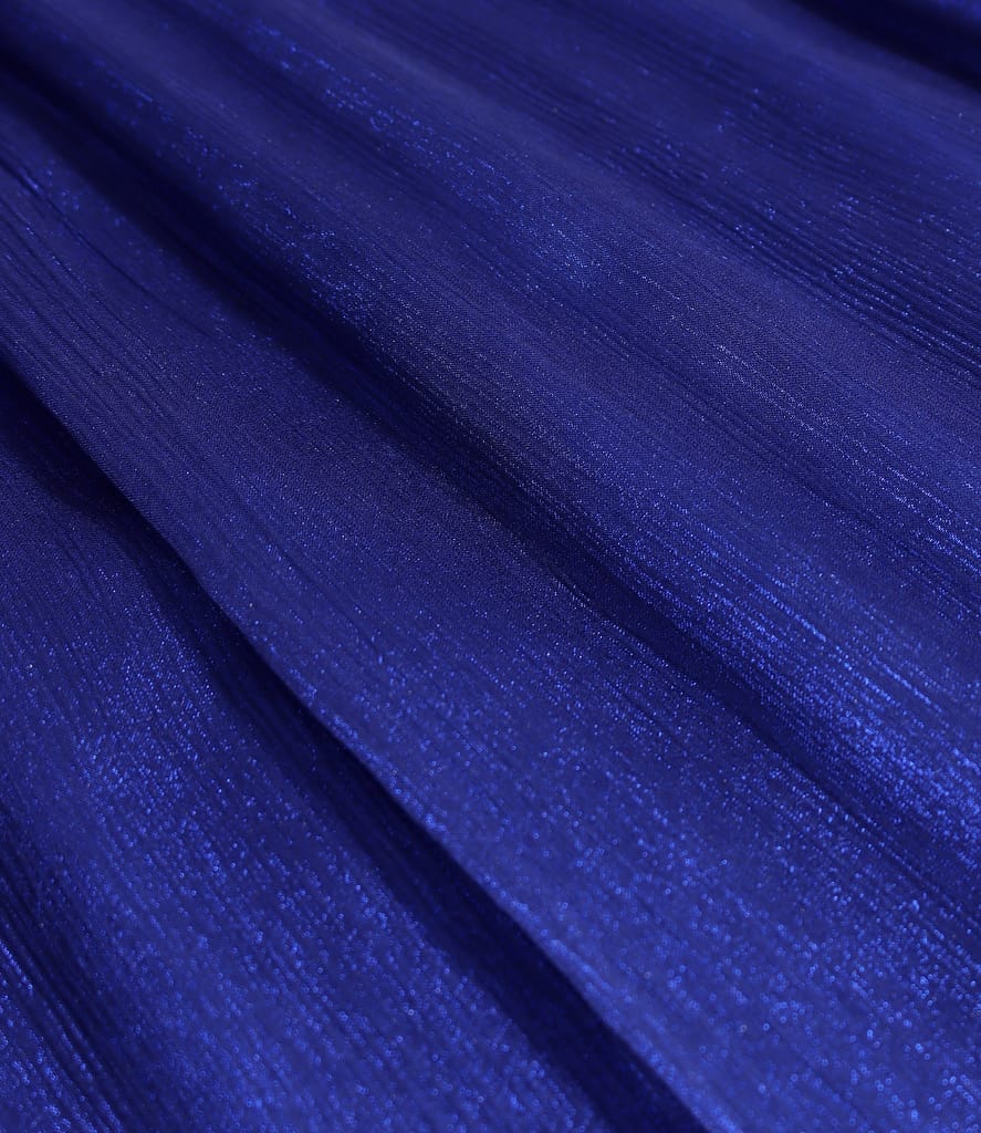 Rochie de seara din voal de matase naturala cu efect lucios