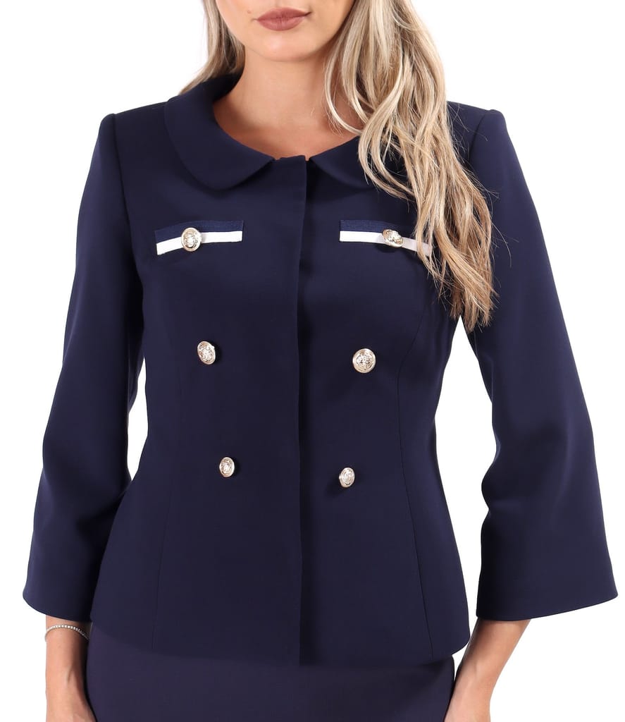 Sacou elegant cu nasturi decorativi