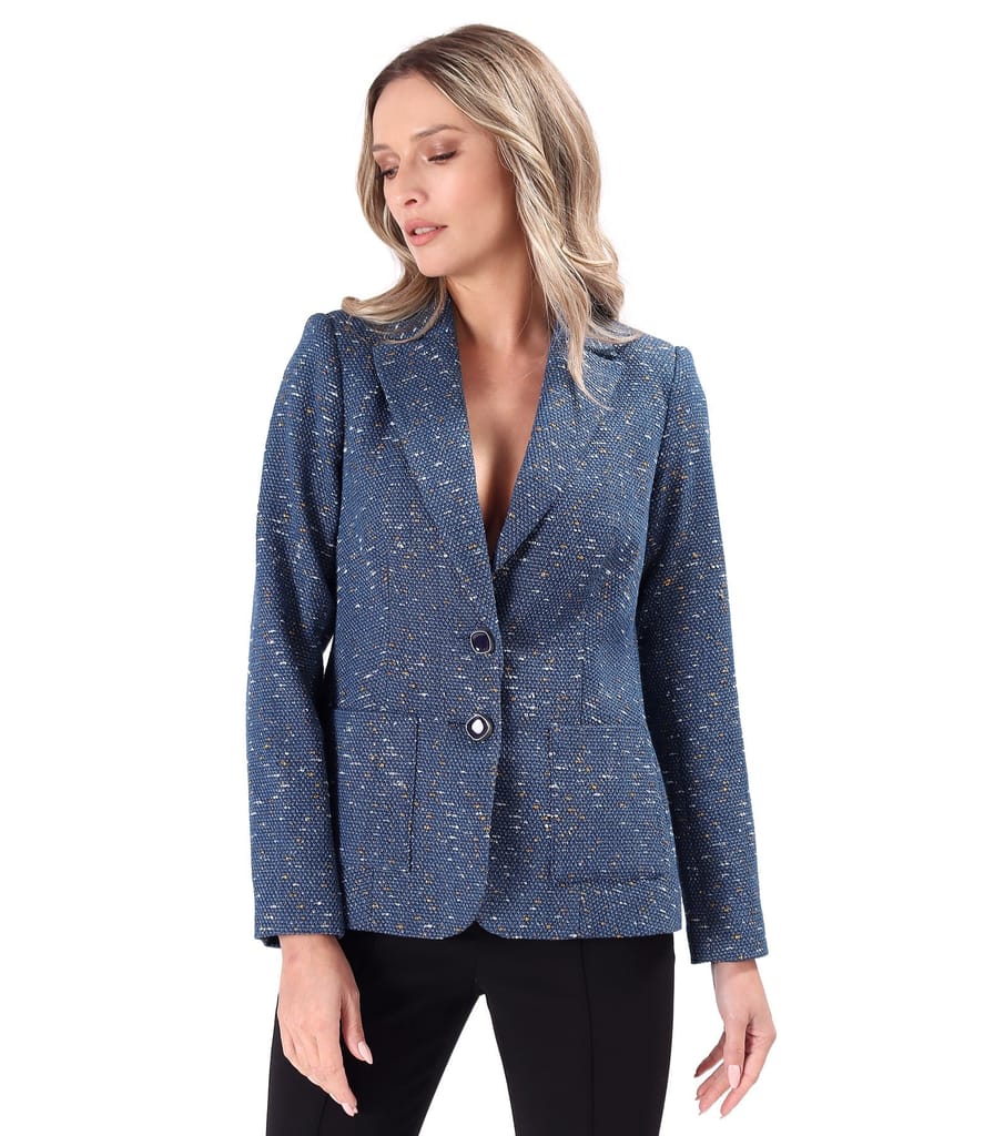 Sacou office din bucle cu bumbac