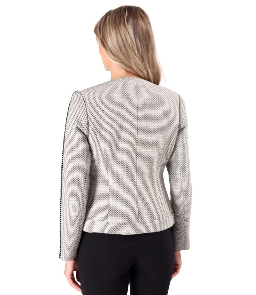 Sacou office din bucle cu bumbac