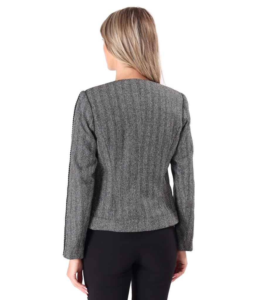 Sacou office din bucle cu bumbac