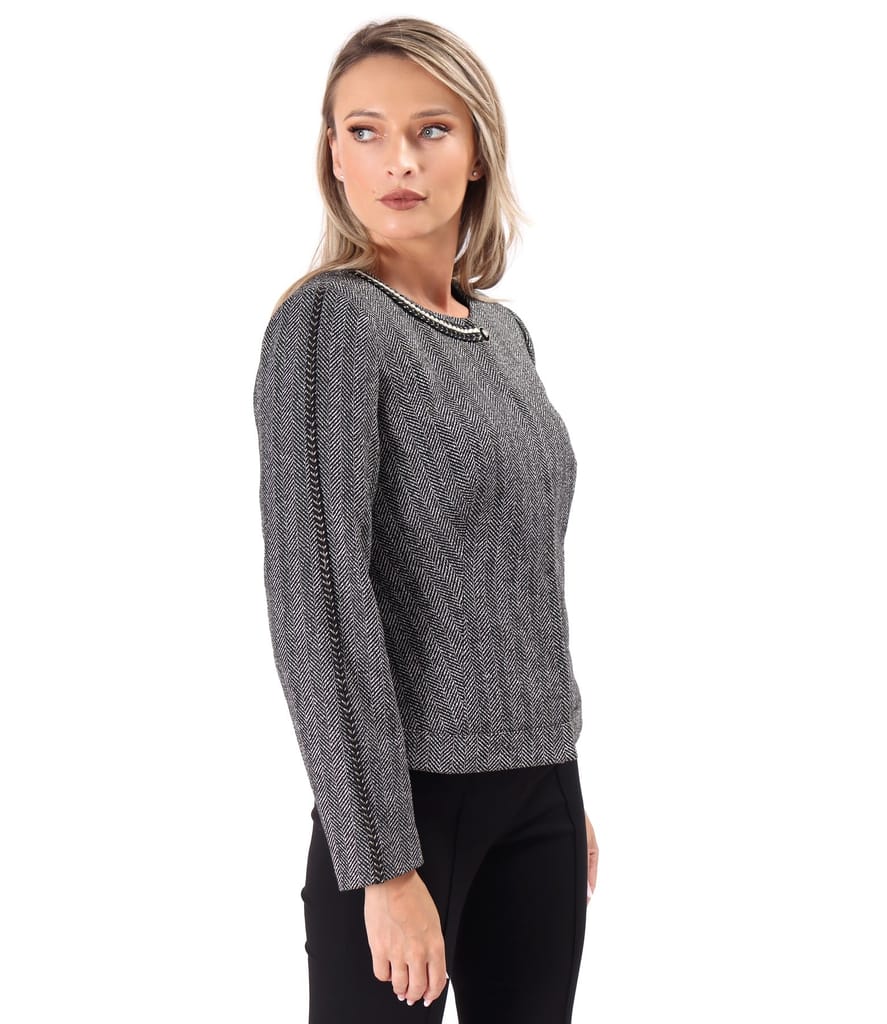 Sacou office din bucle cu bumbac