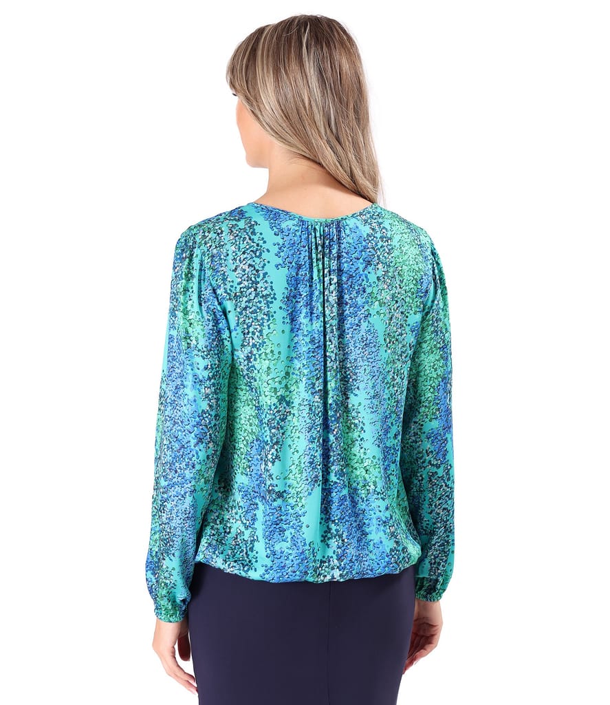 Bluza lejera din viscoza imprimata