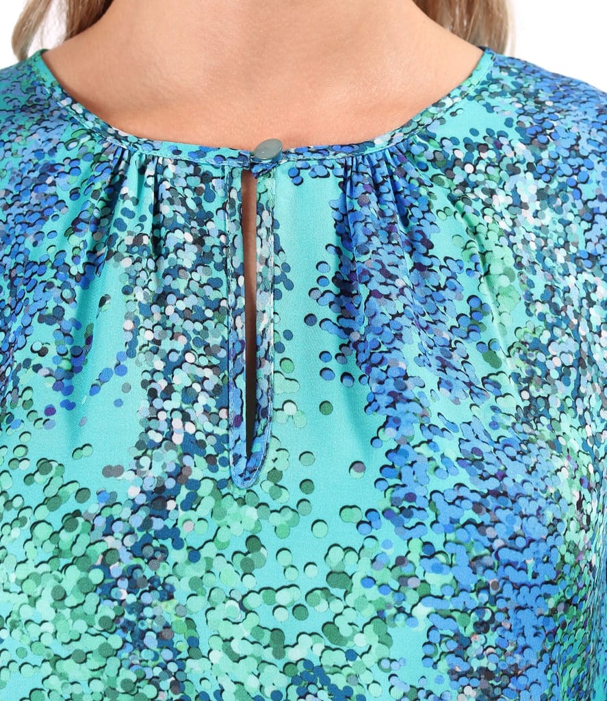 Bluza lejera din viscoza imprimata