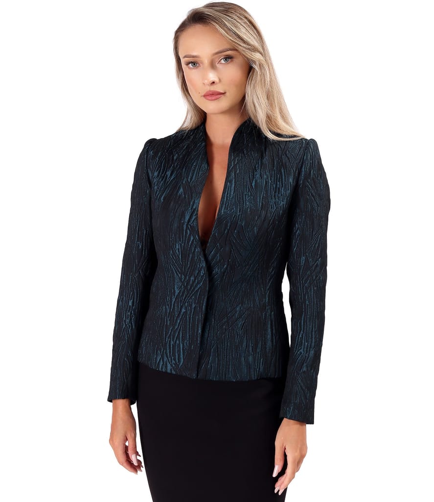 Sacou elegant din brocart versatil