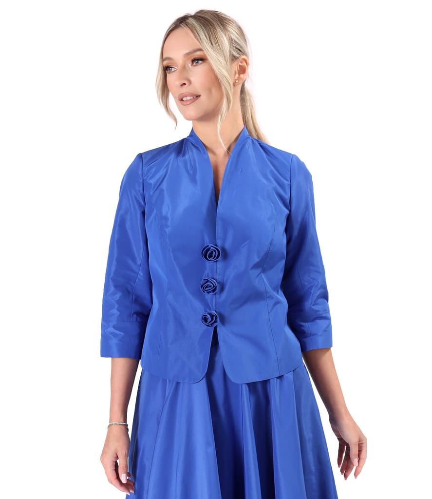 Sacou elegant din tafta usoara cu efect mat
