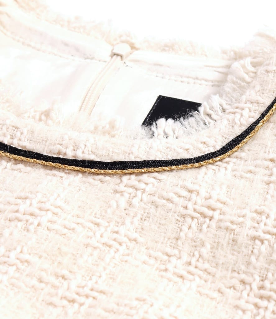 Rochie eleganta din bucle cu lana virgina si alpaca