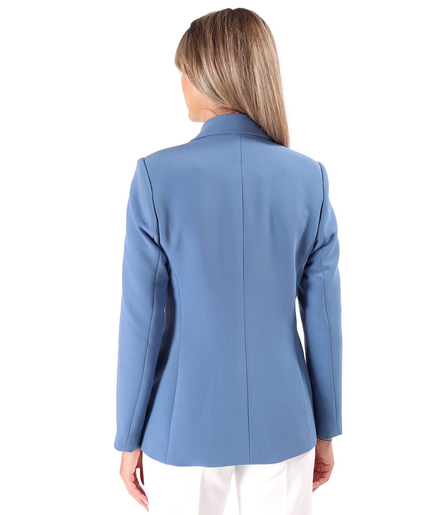 Sacou office din stofa elastica cu viscoza