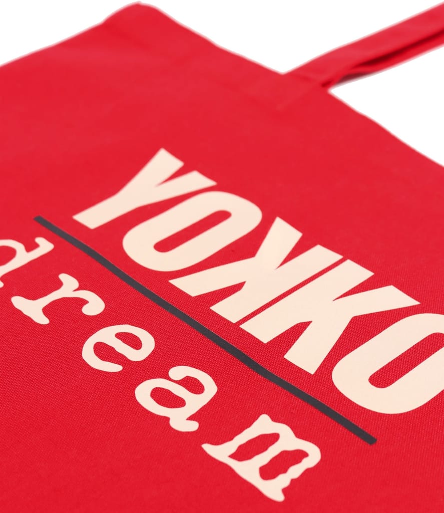 Sacosa din bumbac imprimata pe fata