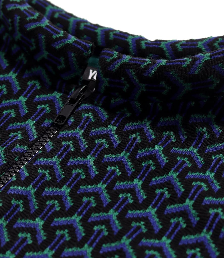 Bluza din jerse elastic gros cu fermoar pe fata