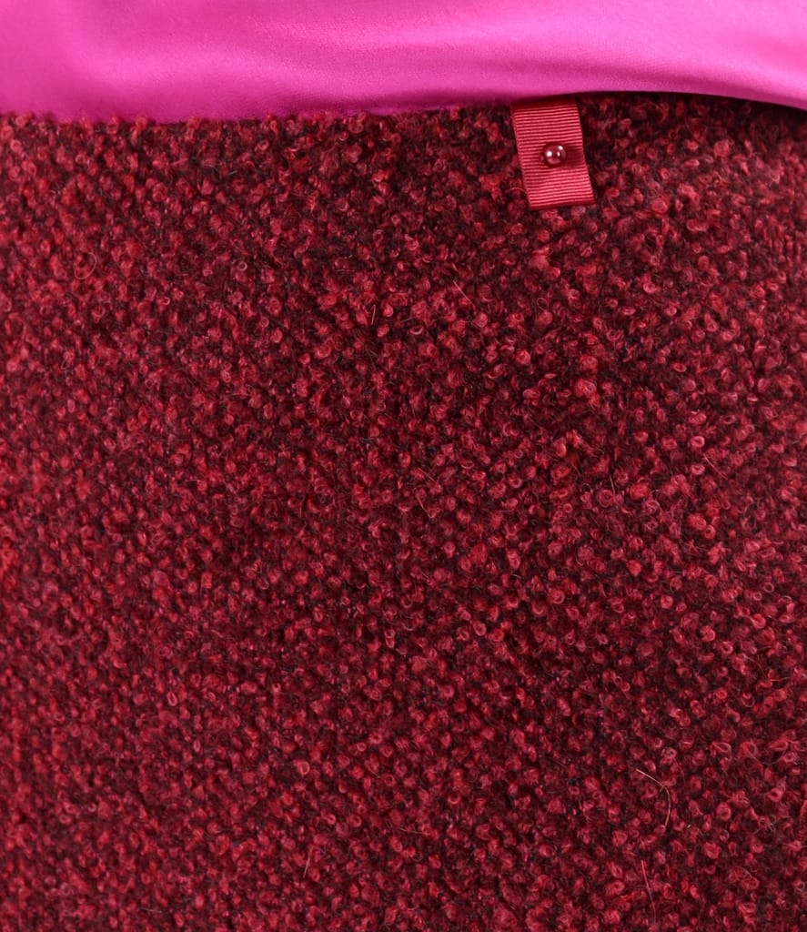 Fusta office din bucle cu lana si alpaca