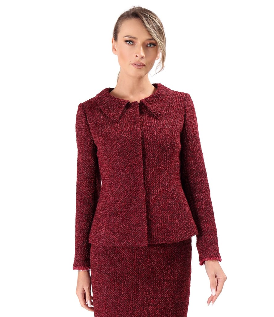 Sacou din bucle cu lana si alpaca