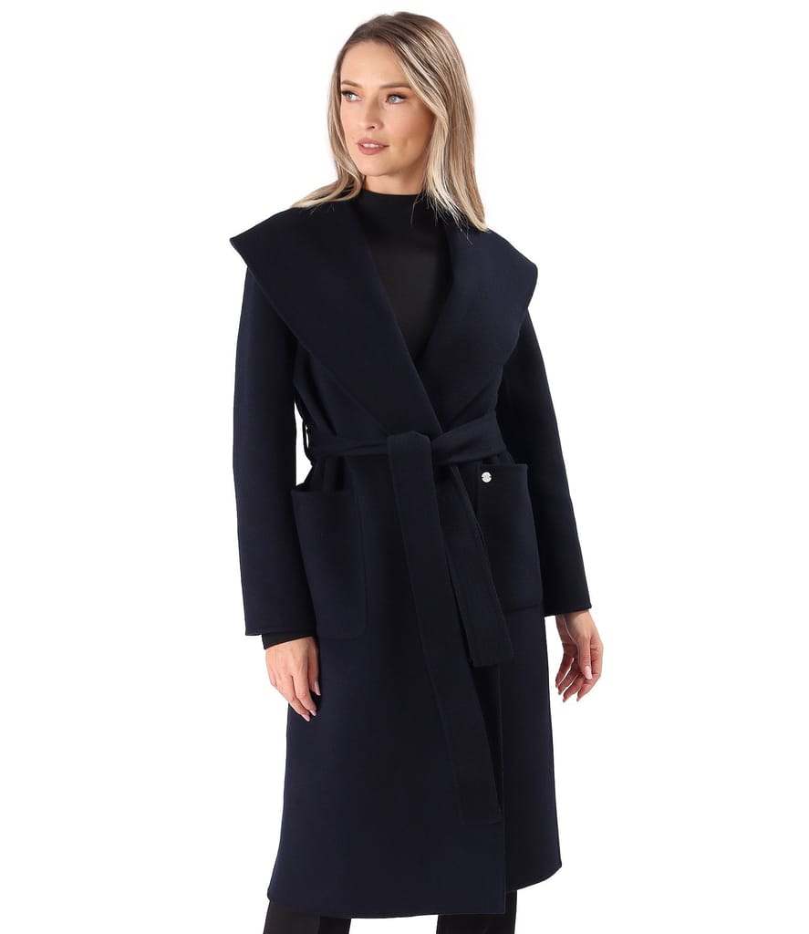 Pardesiu elegant din stofa cu lana si casmir