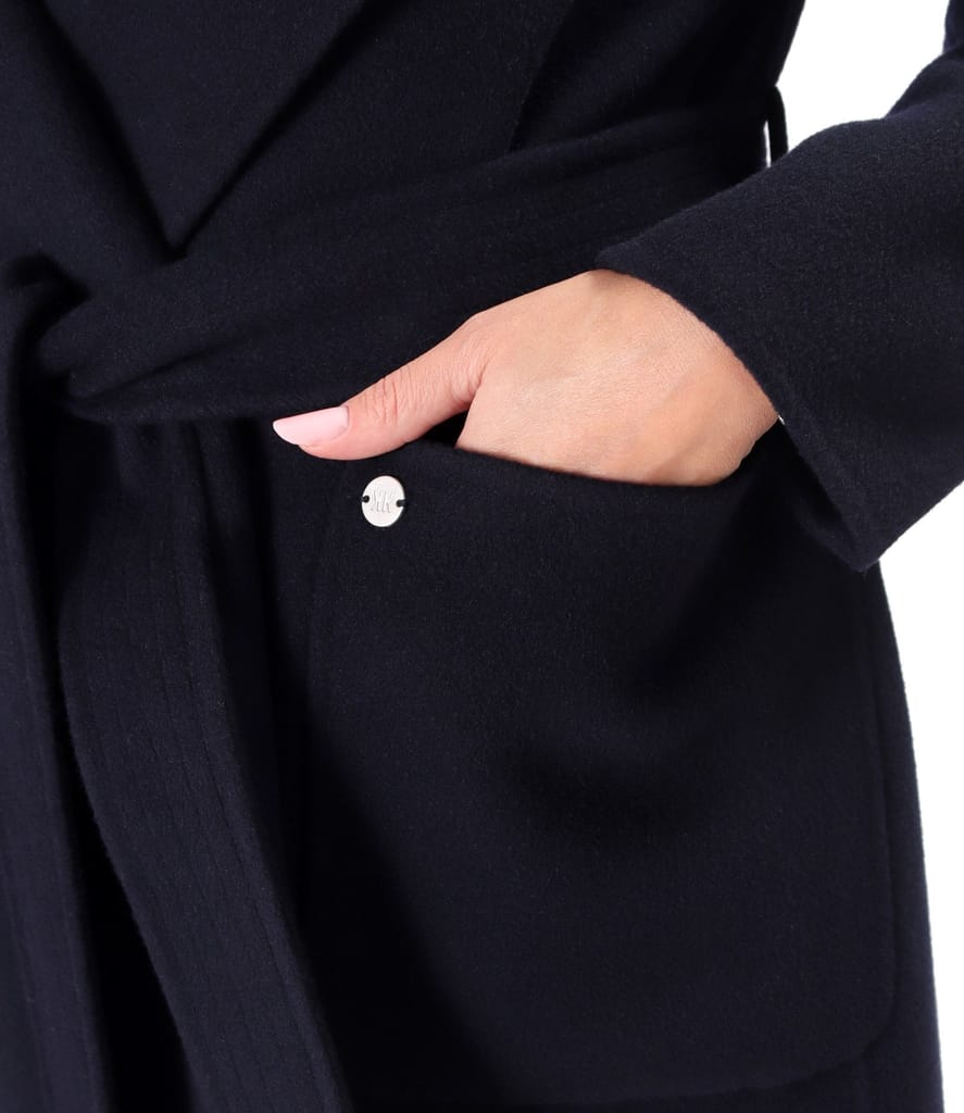 Pardesiu elegant din stofa cu lana si casmir