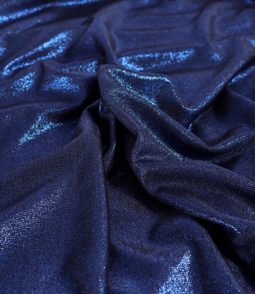 Rochie de seara din jerse elastic cu efect lucios