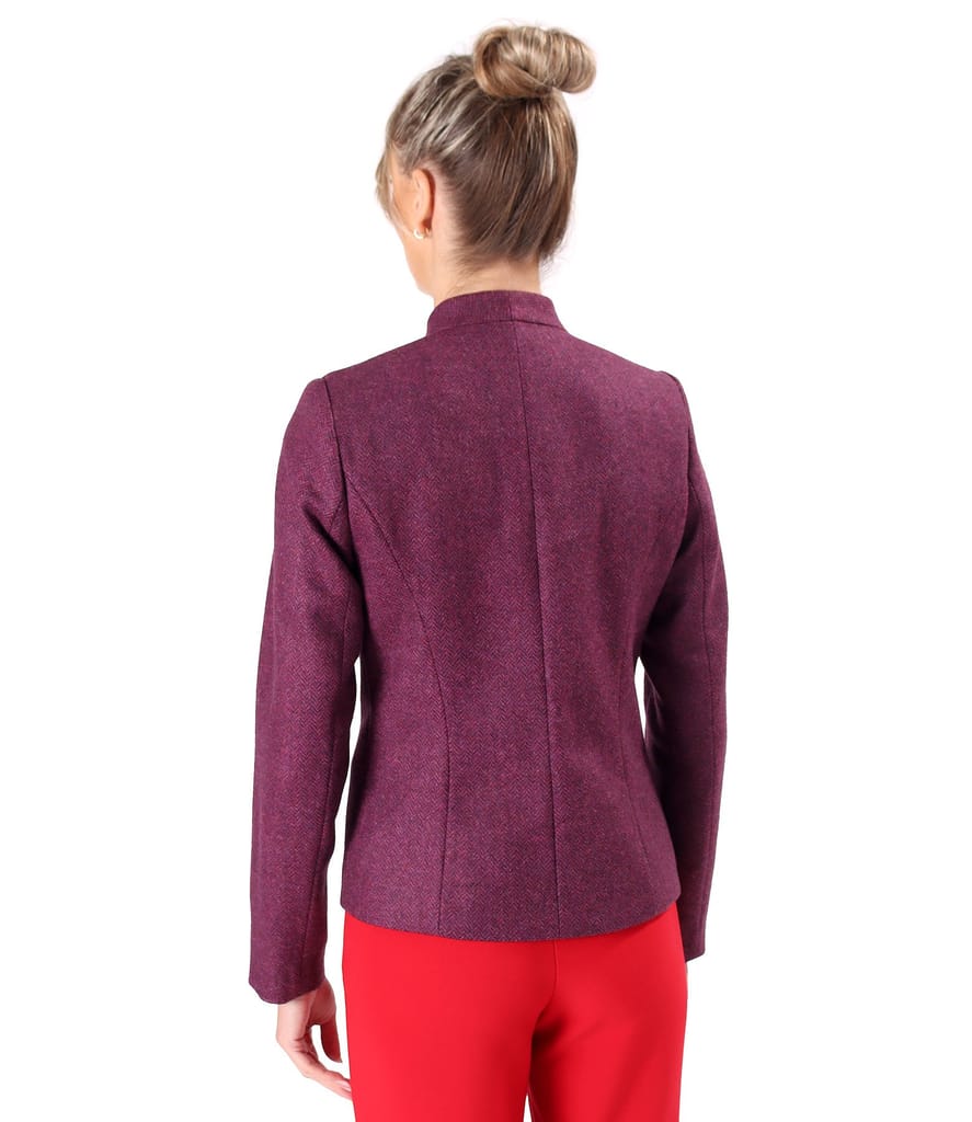 Sacou office din stofa cu lana