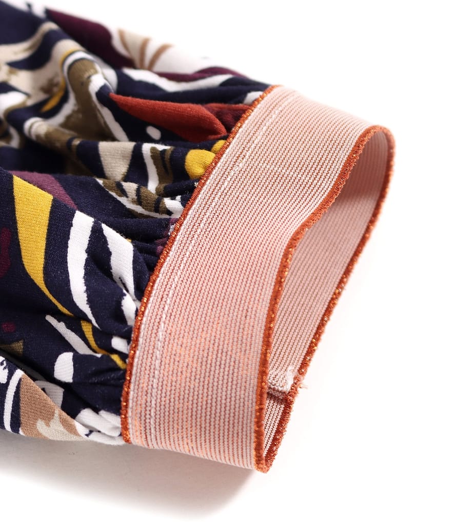 Bluza din jerse elastic cu maneci semi-lungi