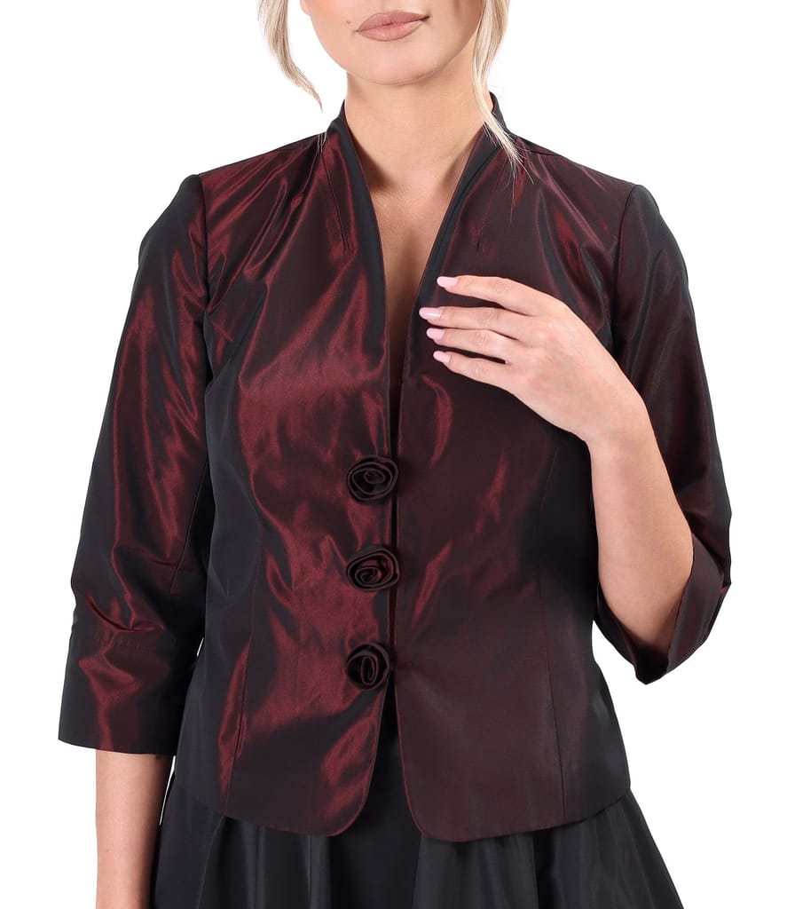 Sacou elegant din tafta usoara cu efect changeante