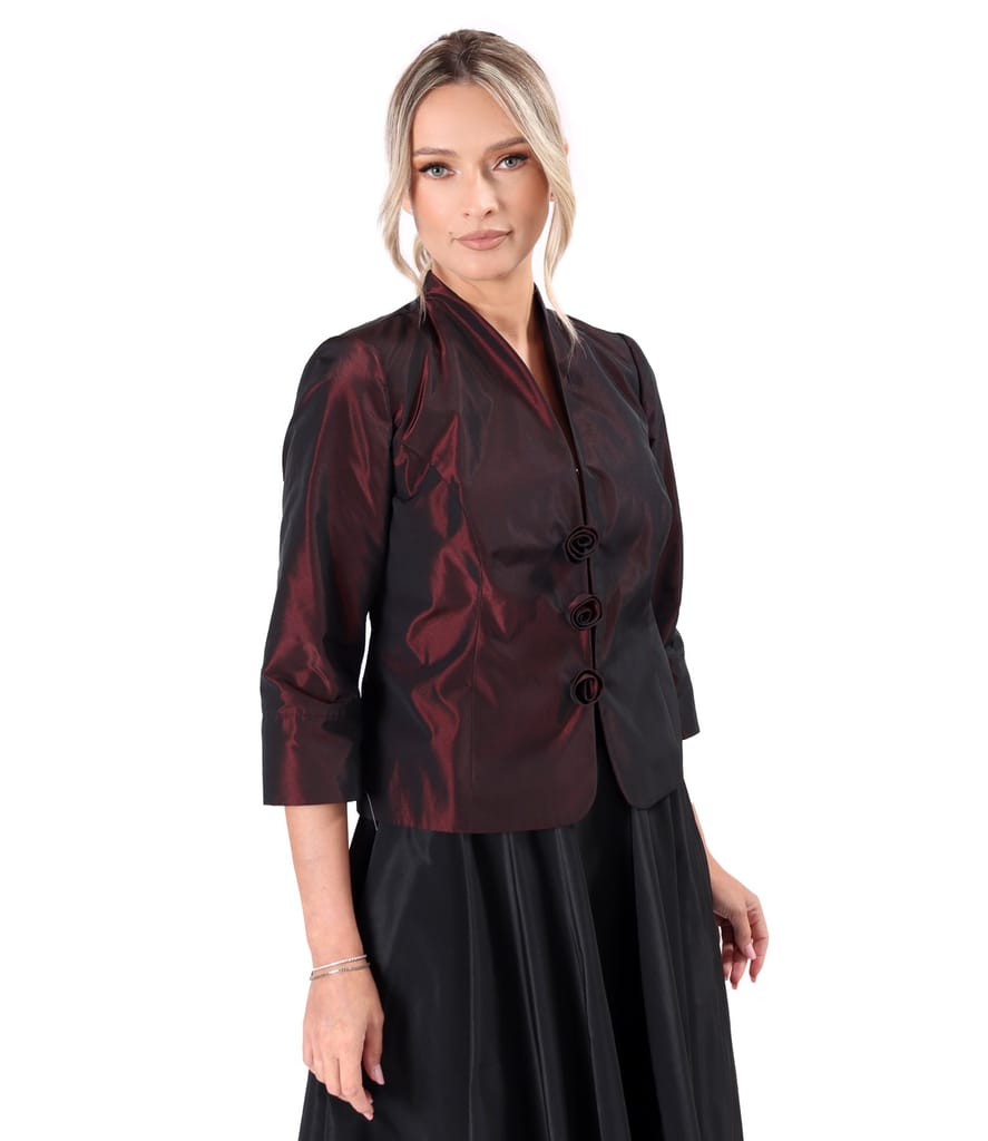 Sacou elegant din tafta usoara cu efect changeante