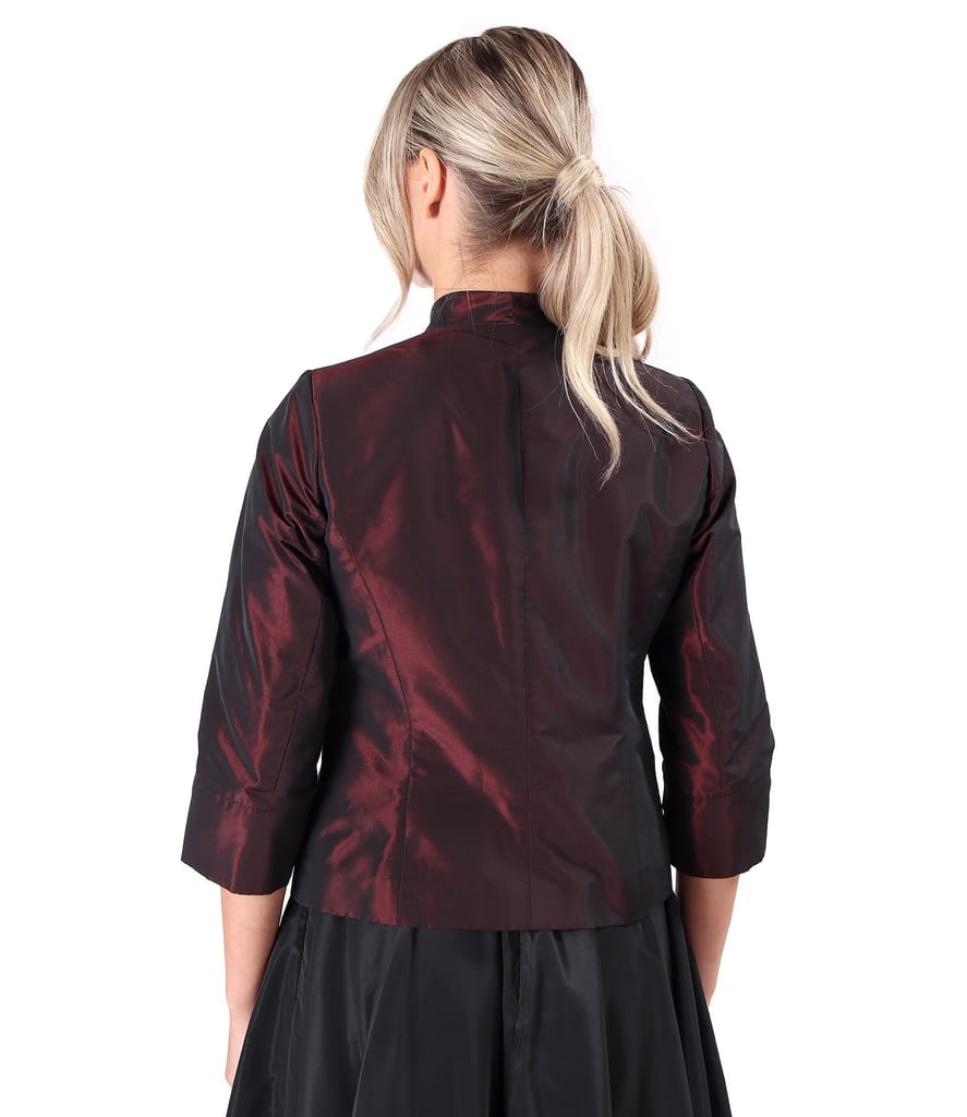 Sacou elegant din tafta usoara cu efect changeante