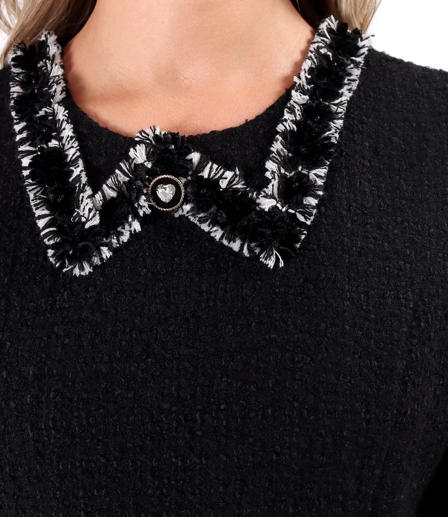 Rochie eleganta din bucle cu lana virgina