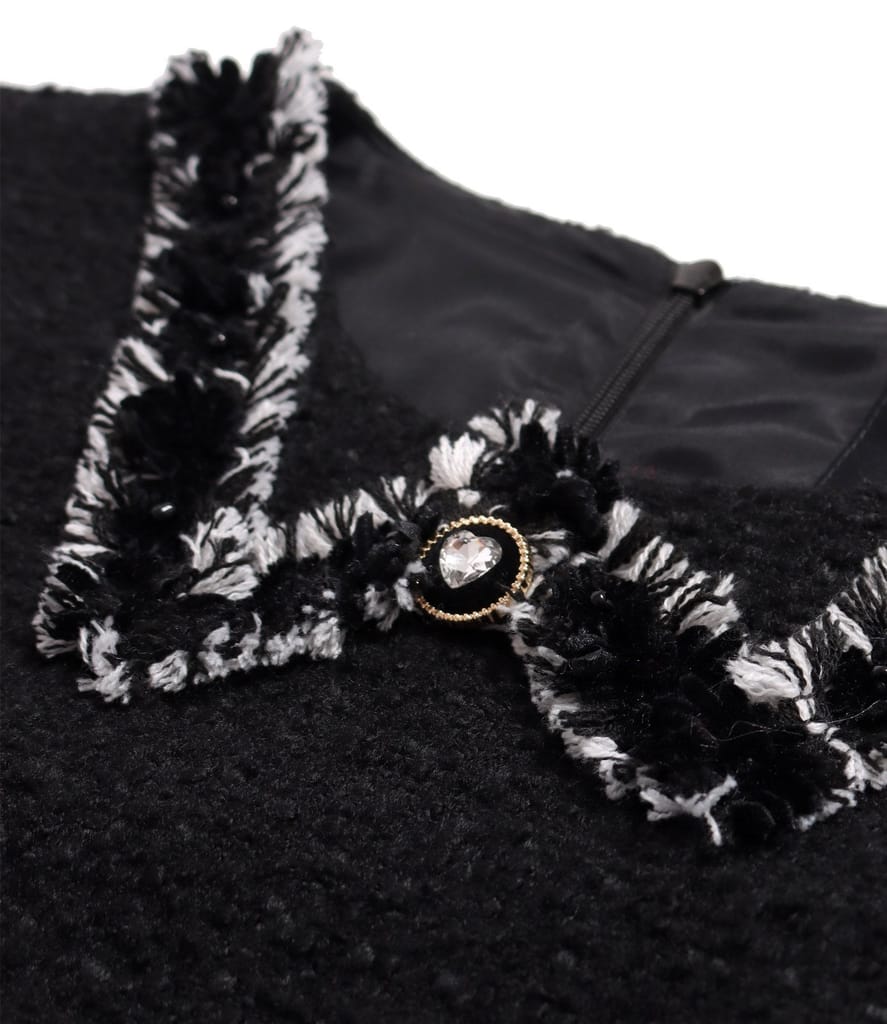 Rochie eleganta din bucle cu lana virgina