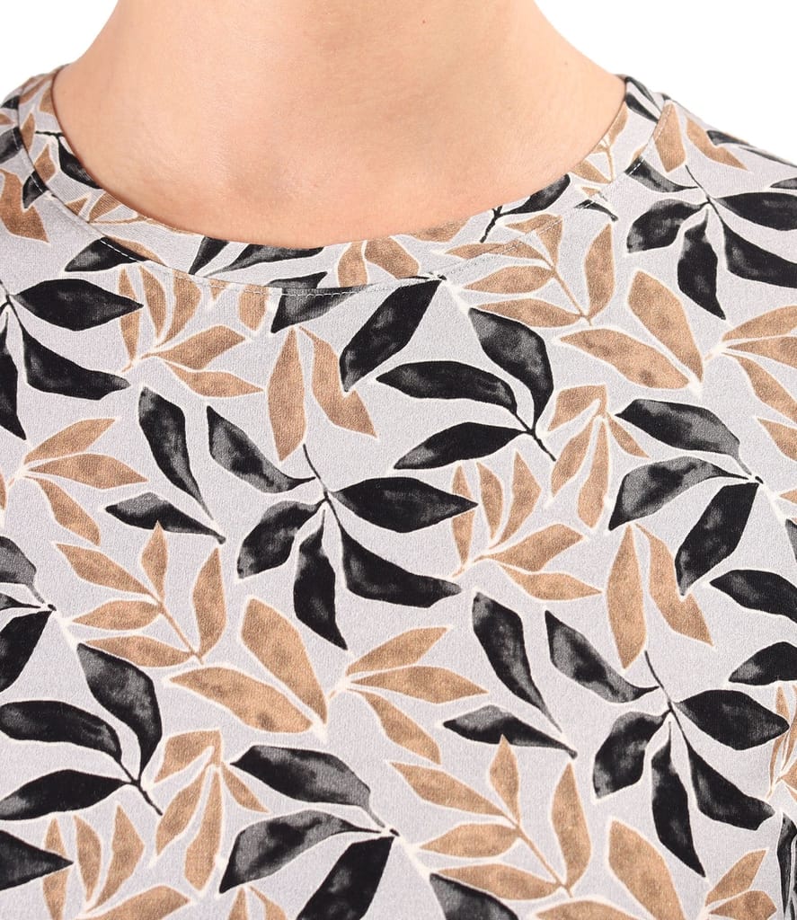 Bluza din jerse elastic cu maneci semi-lungi