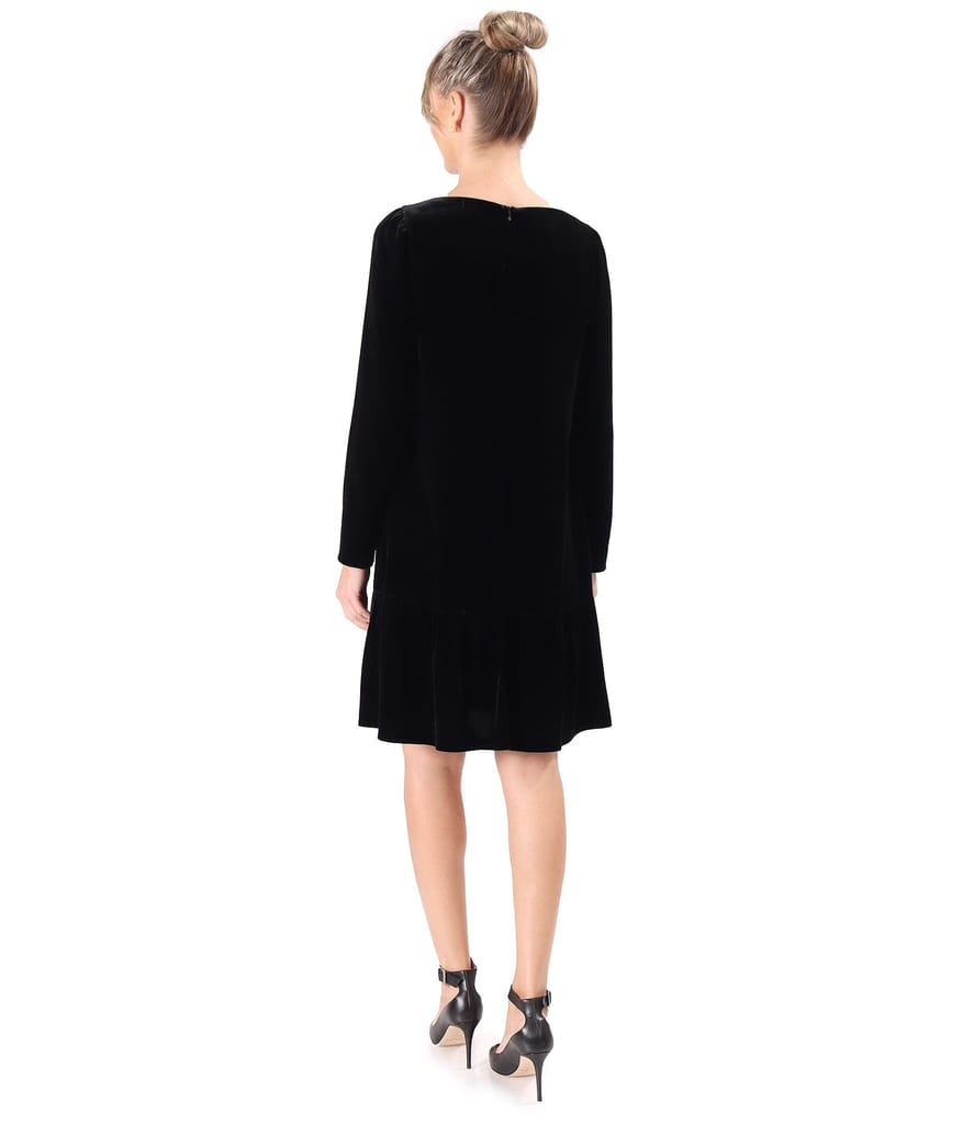 Rochie eleganta din catifea cu matase