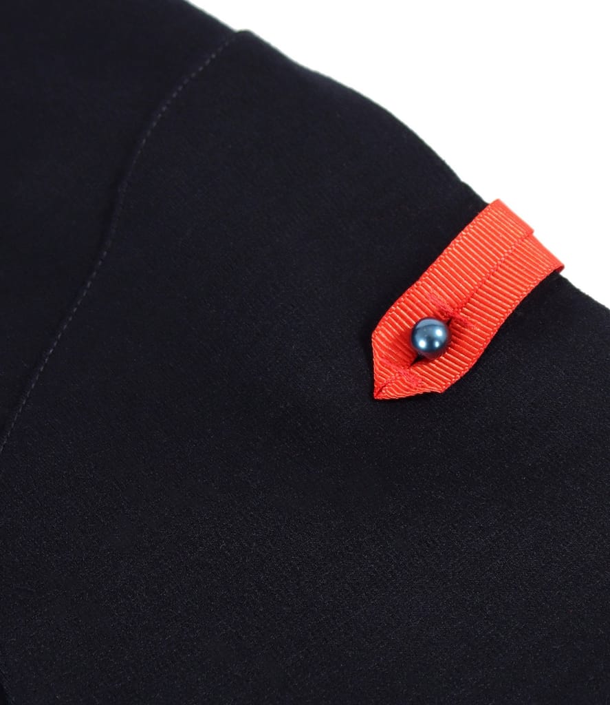 Rochie office din jerse elastic plin cu lana virgina