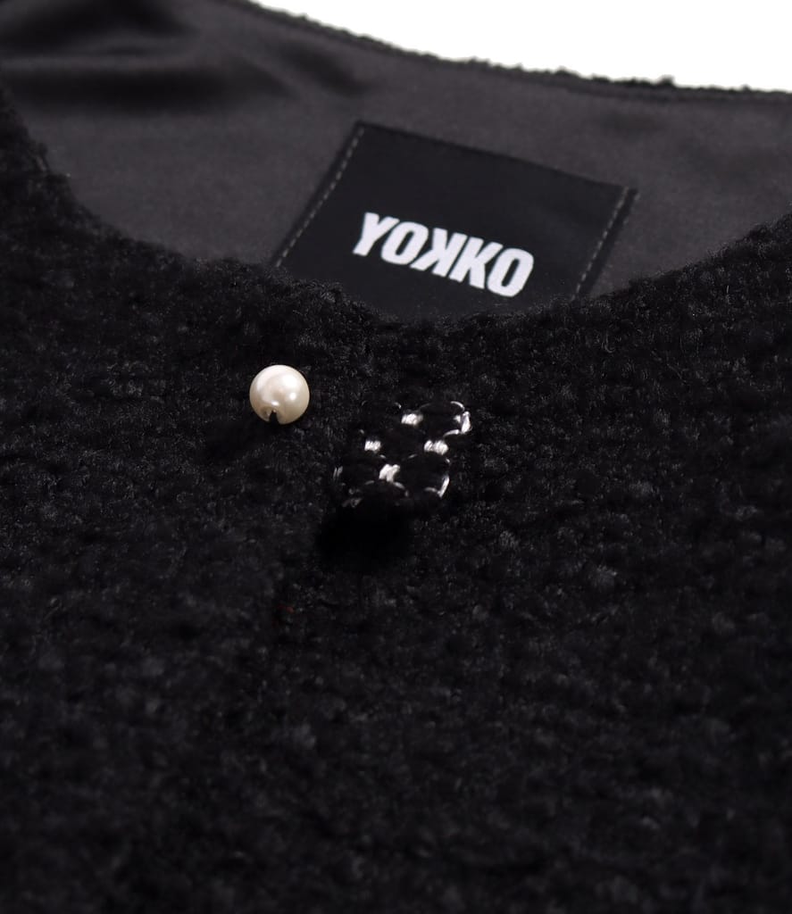 Sacou elegant din bucle cu lana virgina