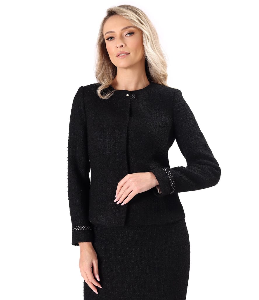 Sacou elegant din bucle cu lana virgina