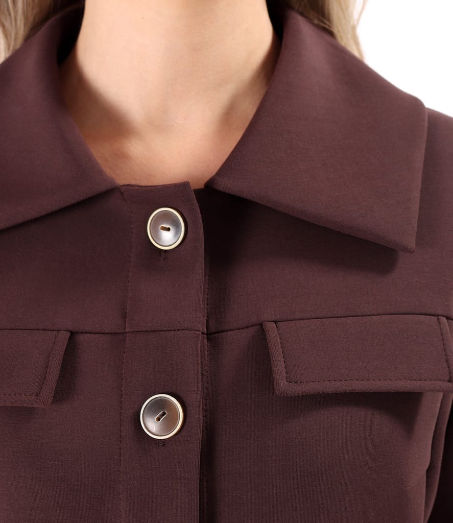 Sacou din stofa elastica cu bumbac