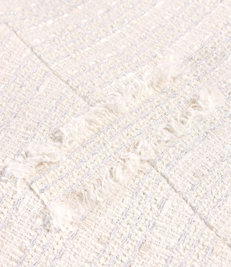 Sacou elegant din bucle cu bumbac si fir argintiu