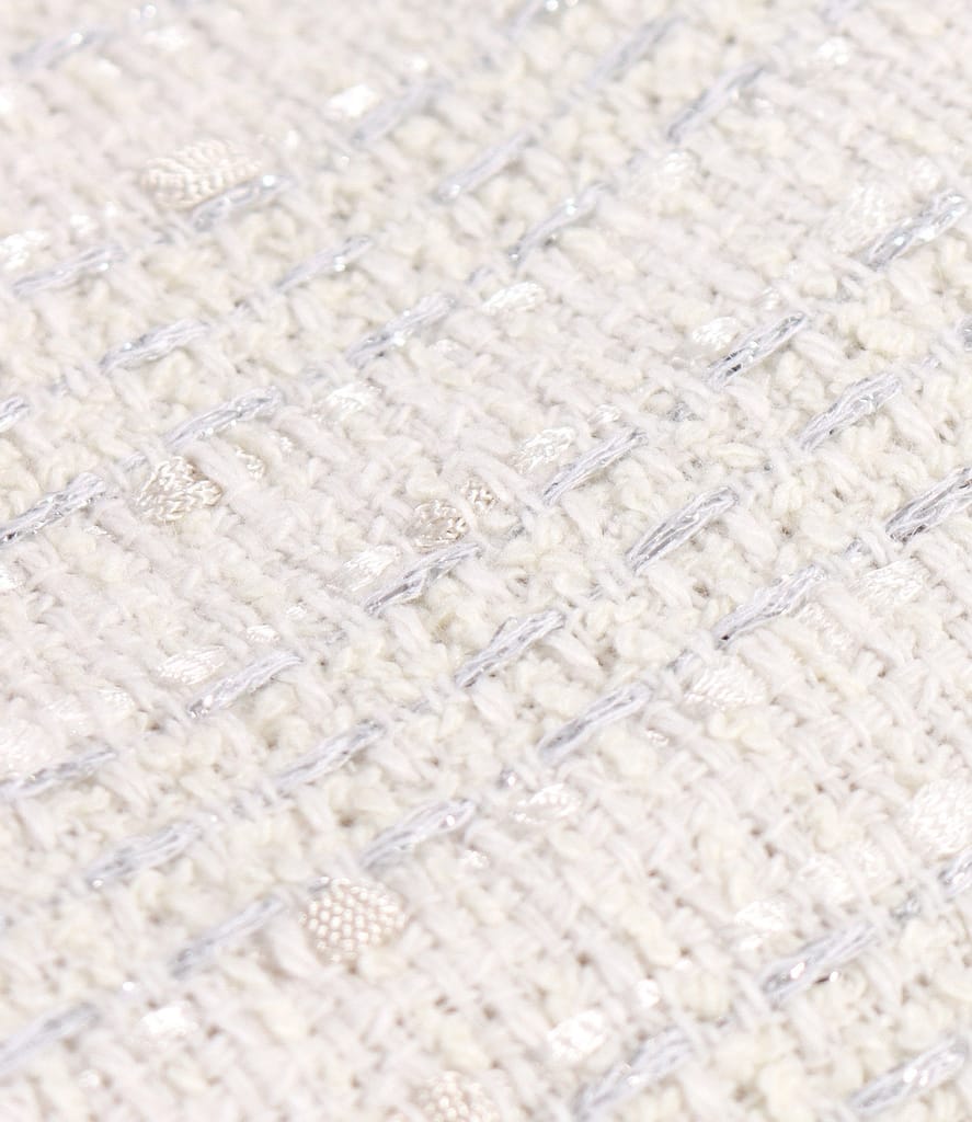 Sacou elegant din bucle cu bumbac si fir argintiu