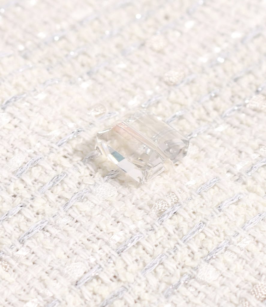 Rochie eleganta din bucle cu bumbac si fir argintiu